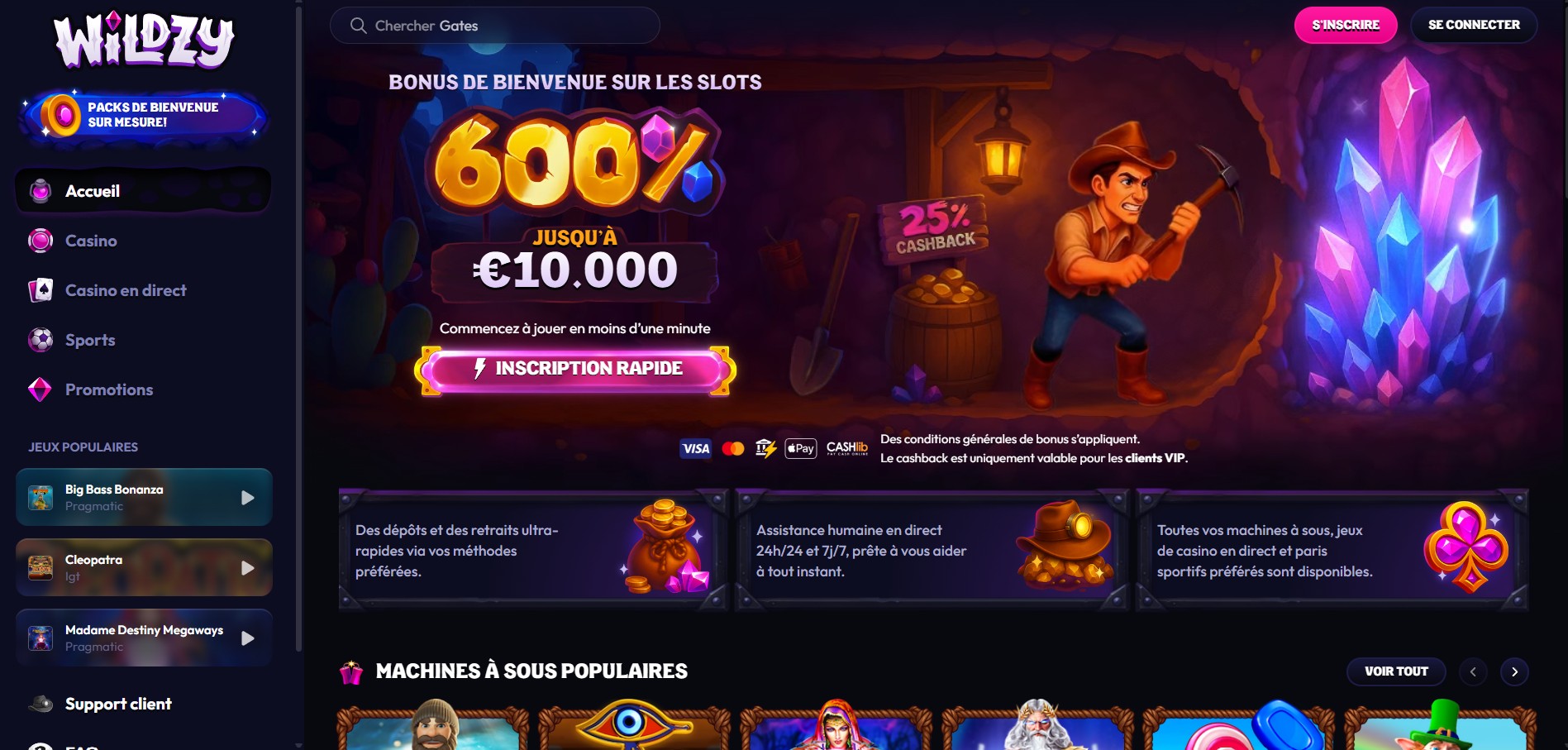 wildzy casino avis